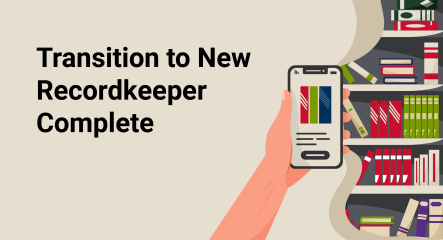Image of library for Transition to New Recordkeeper Complete